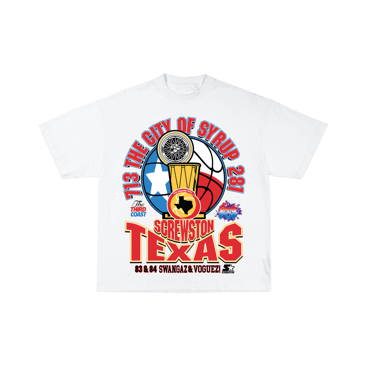 City of Syrup Screwston T-Shirt – Exotic Pop