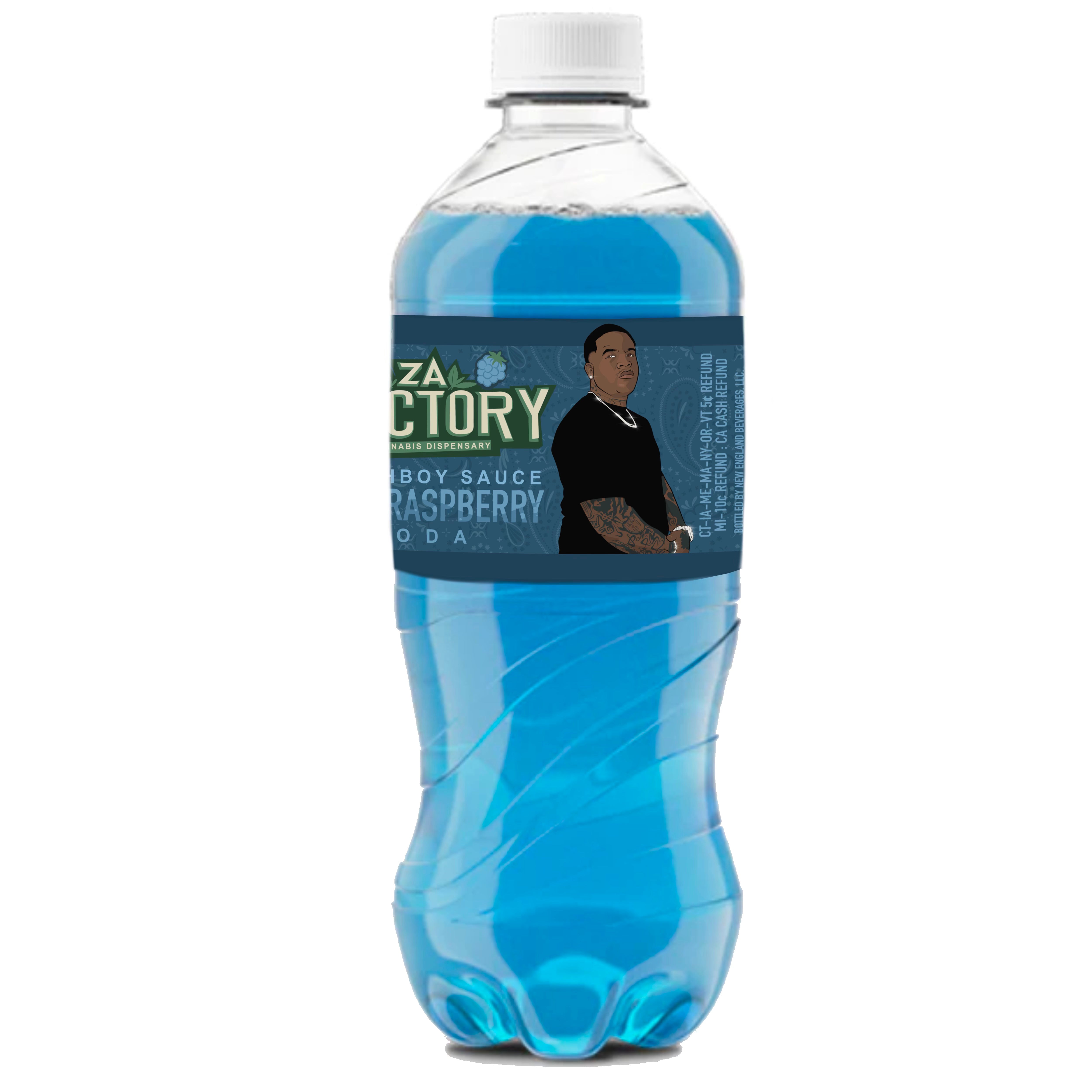 Za Factory Doughboy Sauce Blue Raspberry Soda