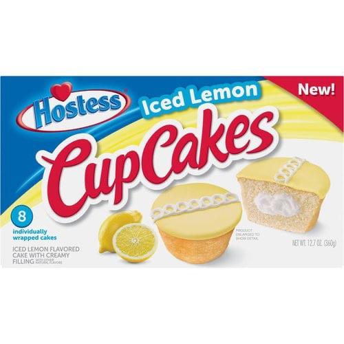 Hostess Iced Lemon Cupcakes Exotic Pop