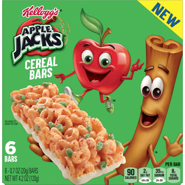 Kellogg's Apple Jacks Cereal Bars