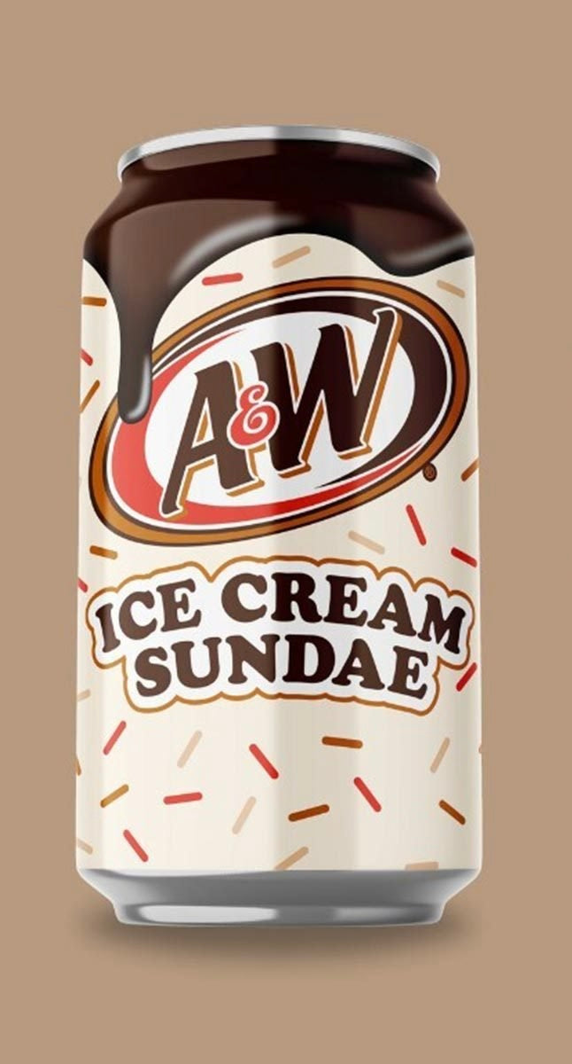 A&W ice Cream Sundae Soda