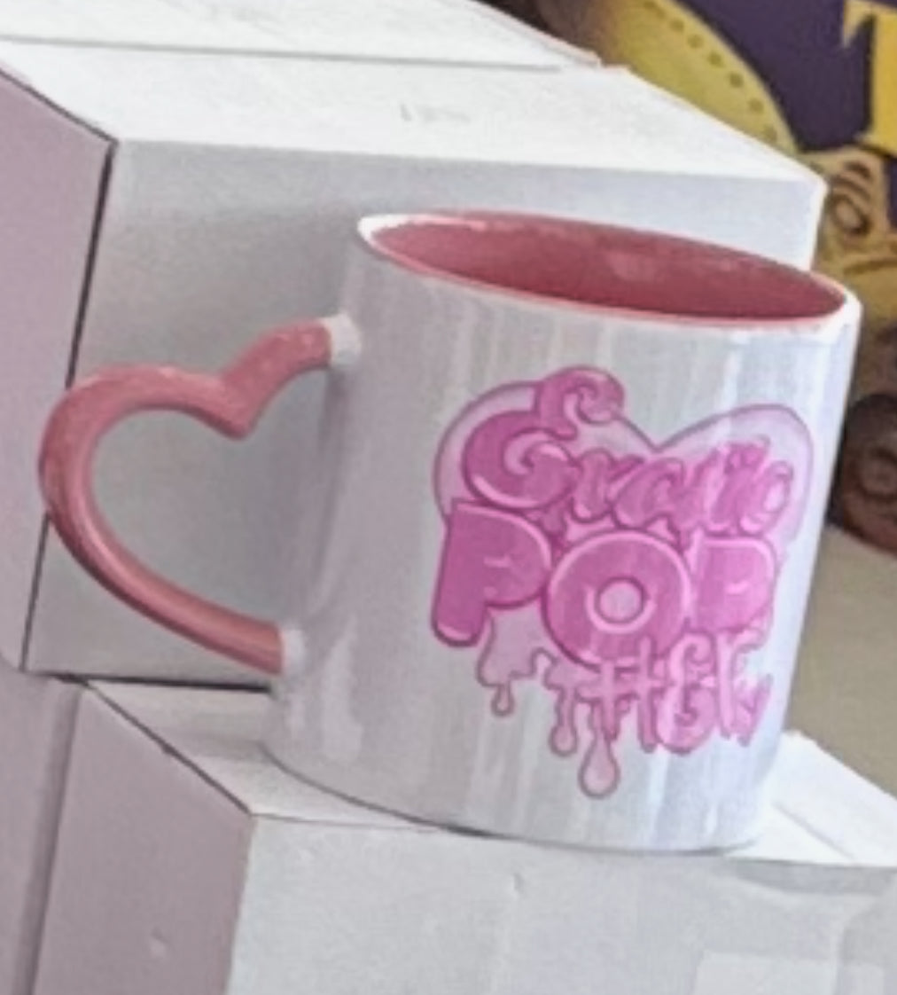 Exotic Pop Her Heart Handle Mug