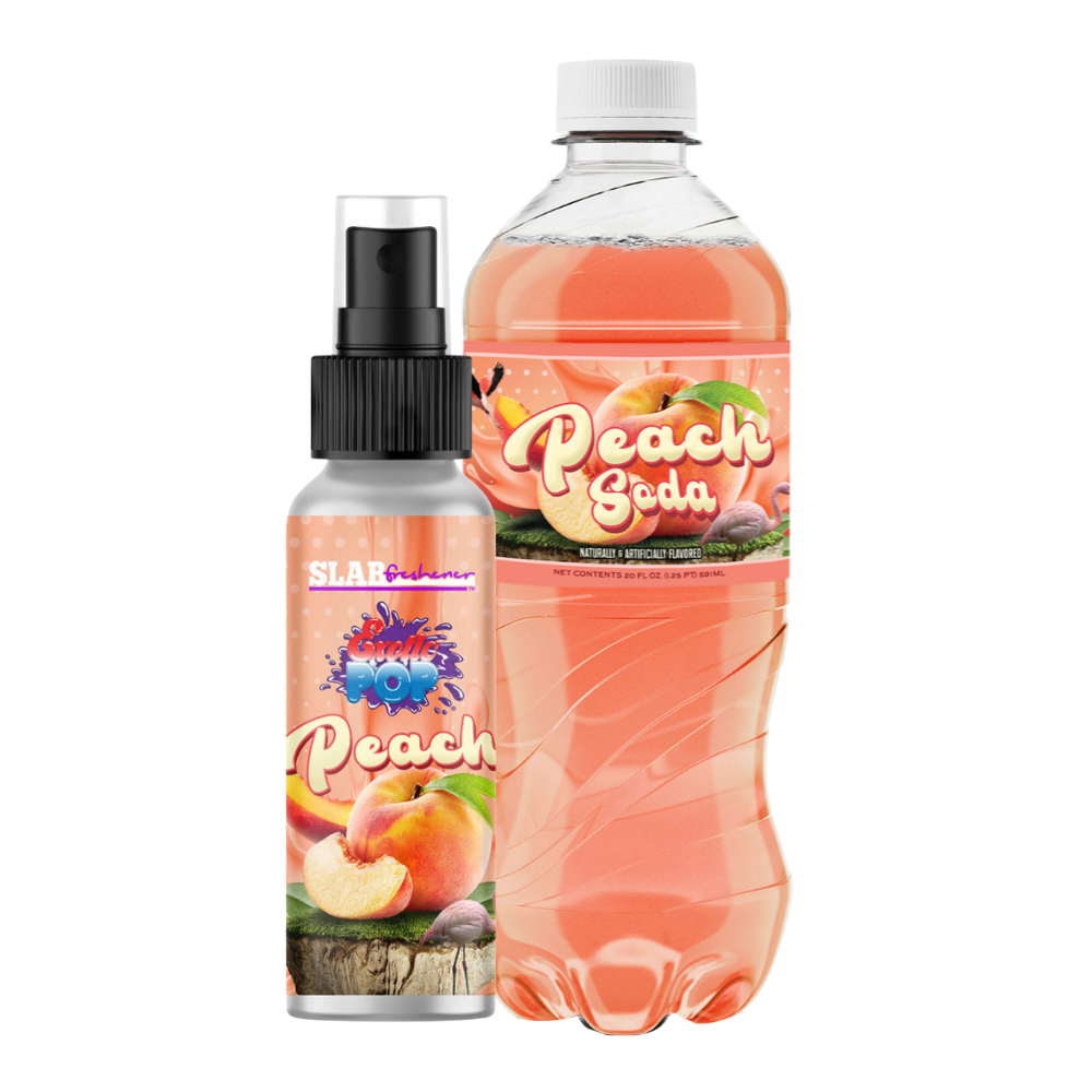 Peach Smoke Odor Spray & Tropical Peach Soda
