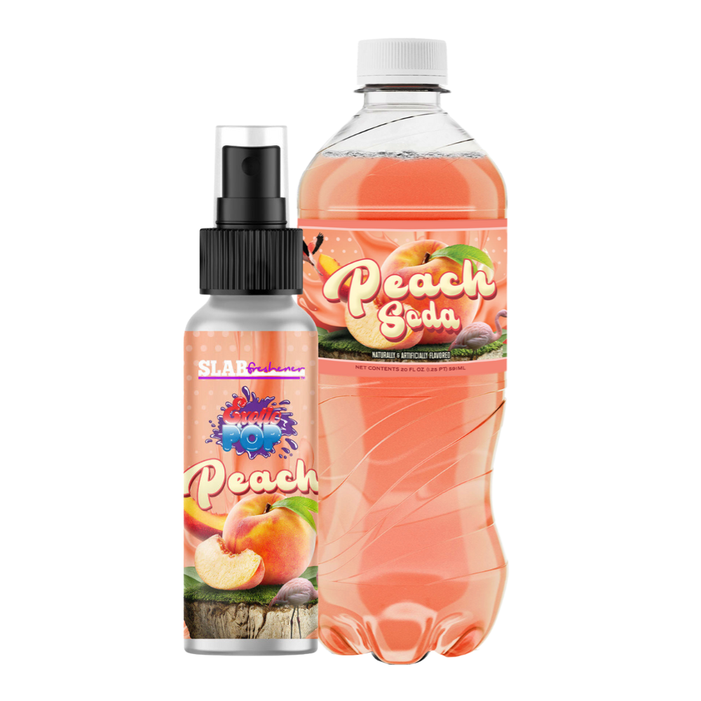 Peach Smoke Odor Spray & Tropical Peach Soda – Exotic Pop