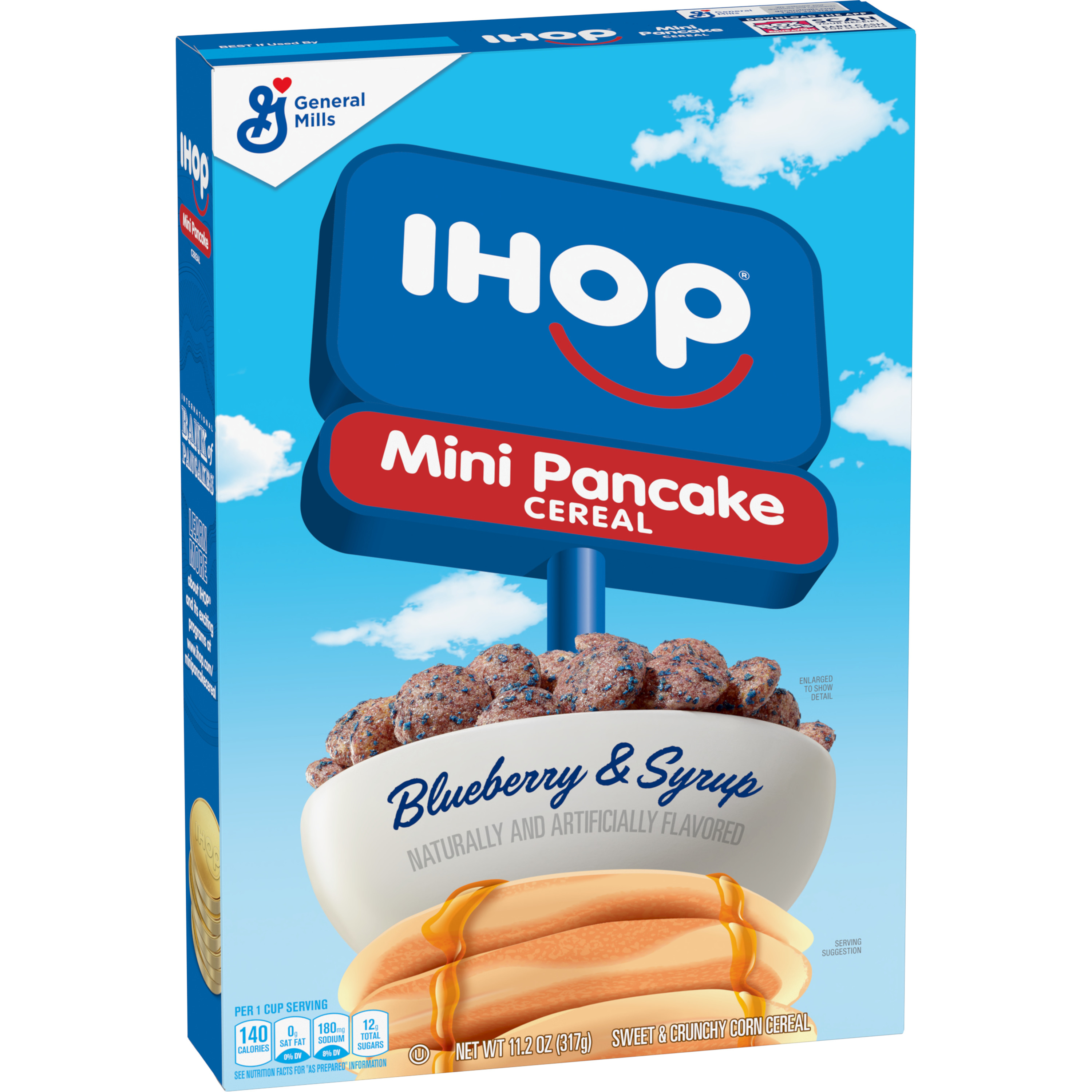 IHOP Mini Pancake Cereal Blueberry & Syrup