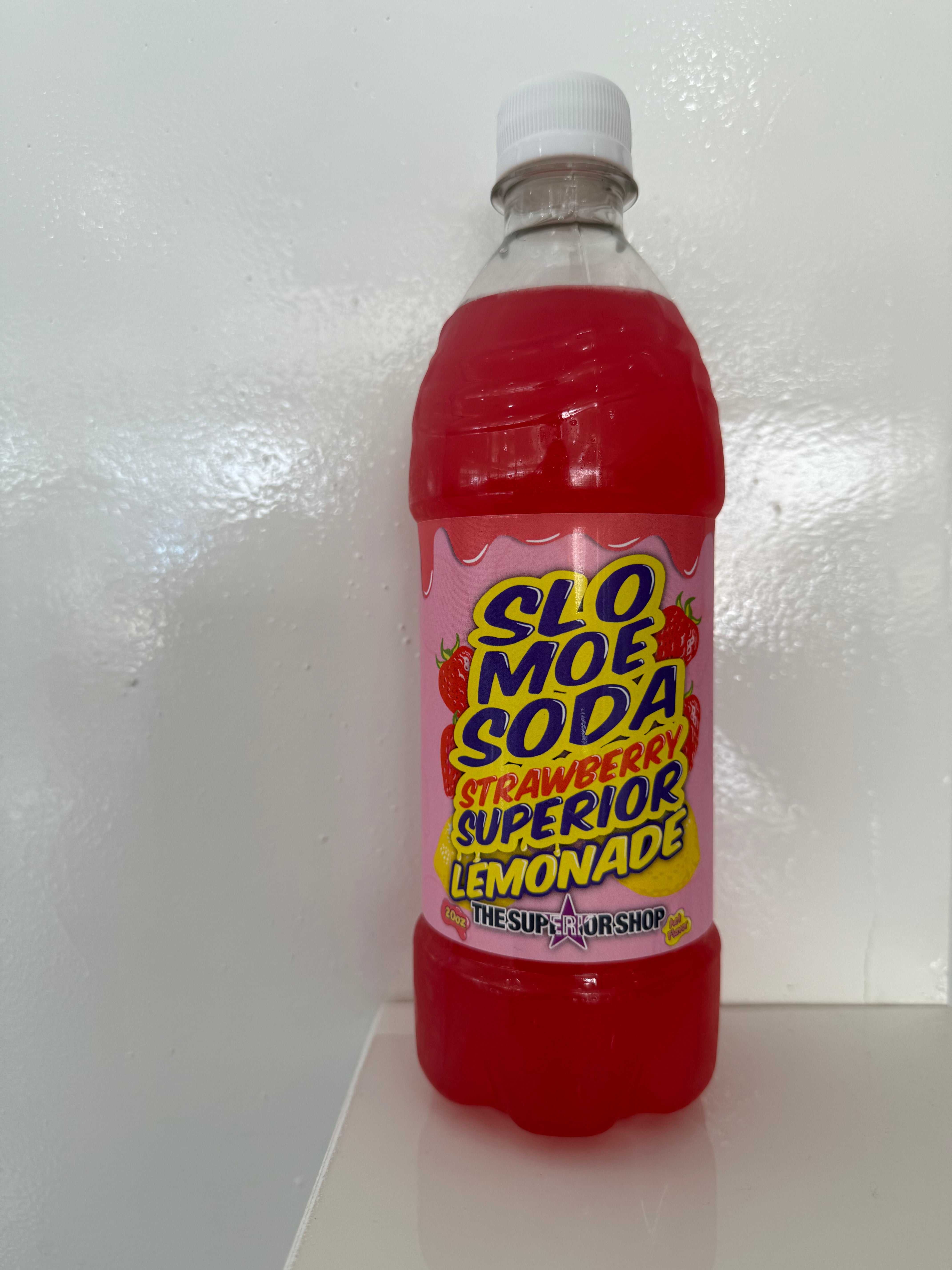 Slo Moe Act Flavor Strawberry Lemonade Soda