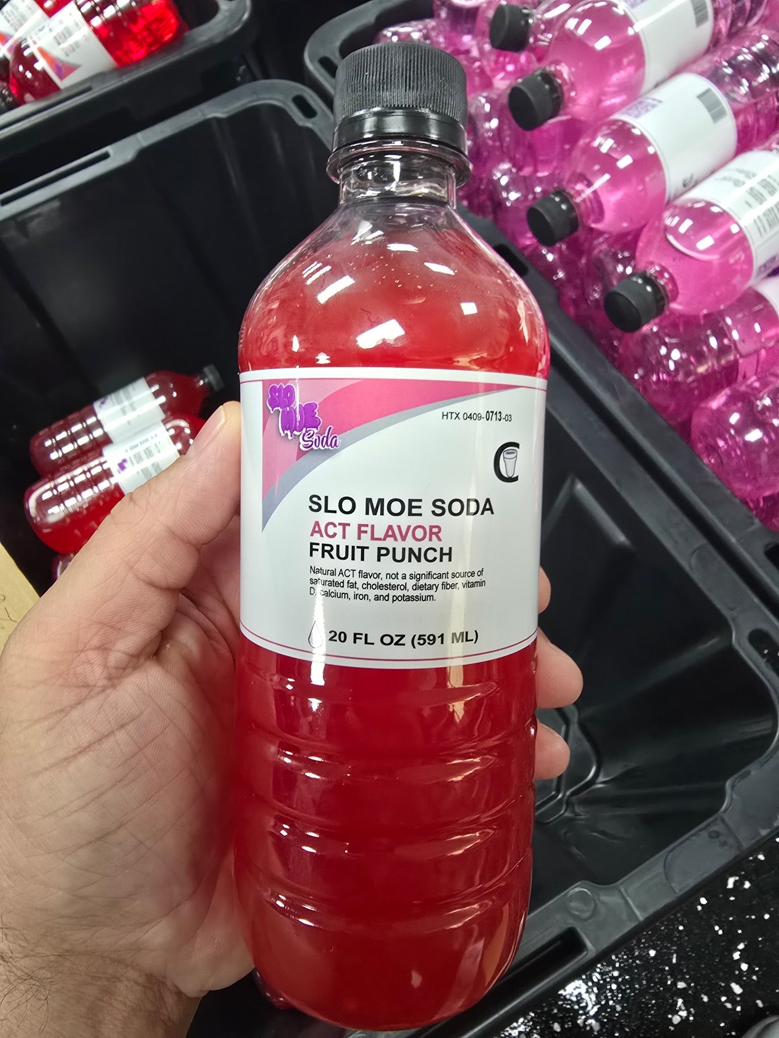 Slo Moe Act Flavor Fruit Punch Soda