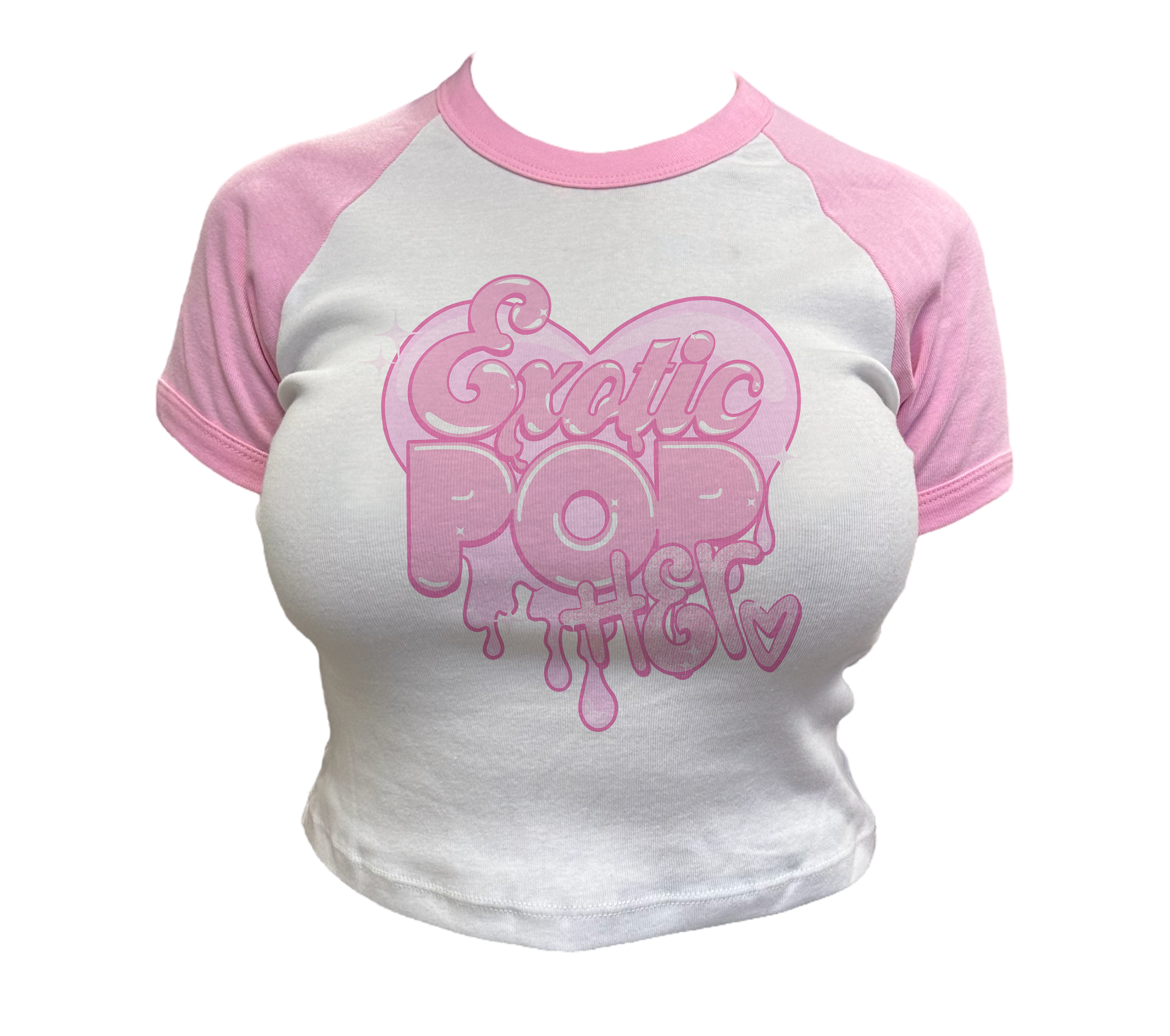 Exotic Pop Her Baseball Crop Top