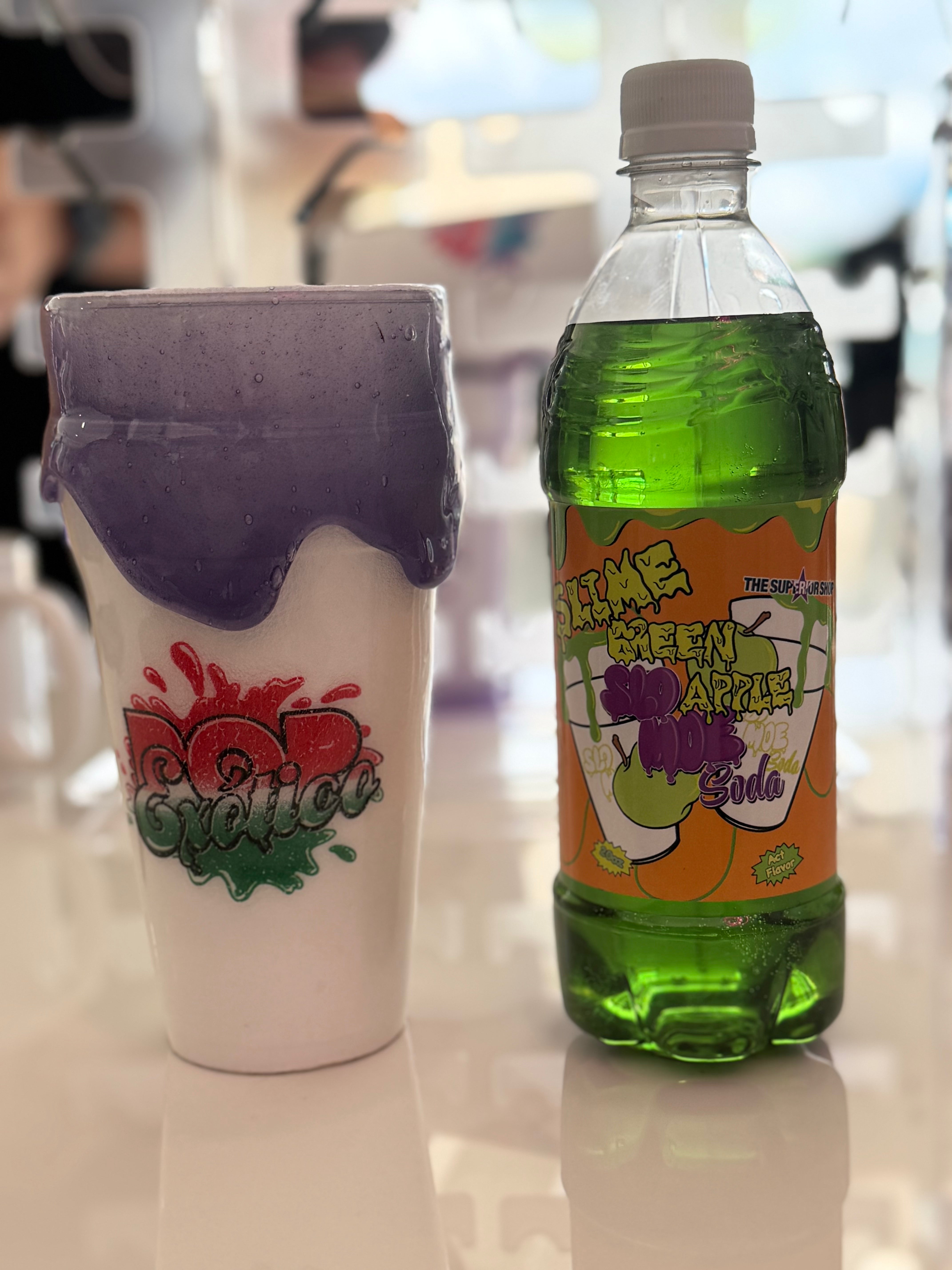 Slo Moe Act Flavor Slime Green Apple Soda