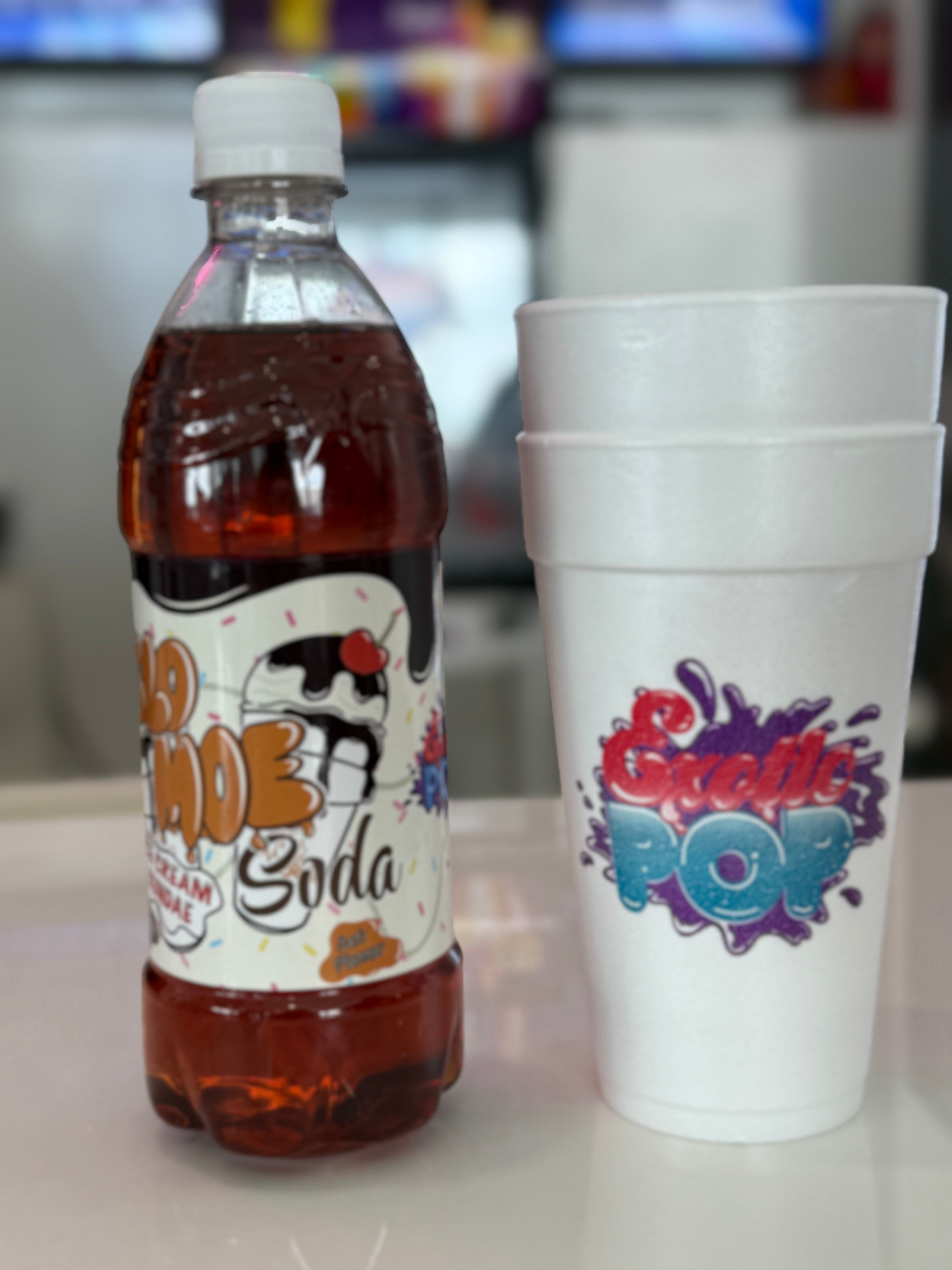 Slo Moe X Exotic Pop Act Flavor Ice Cream Sundae Soda