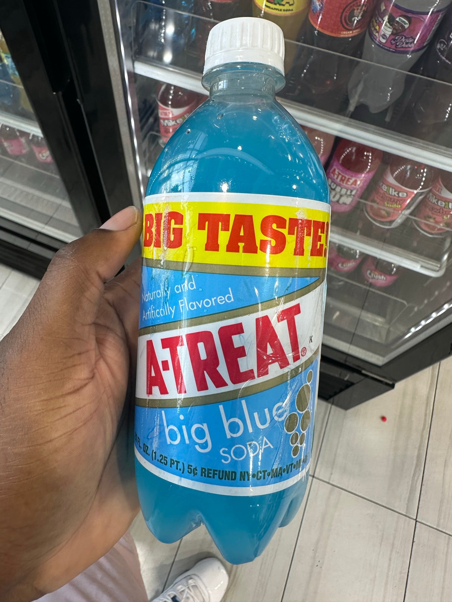 A-Treat Big Blue Soda