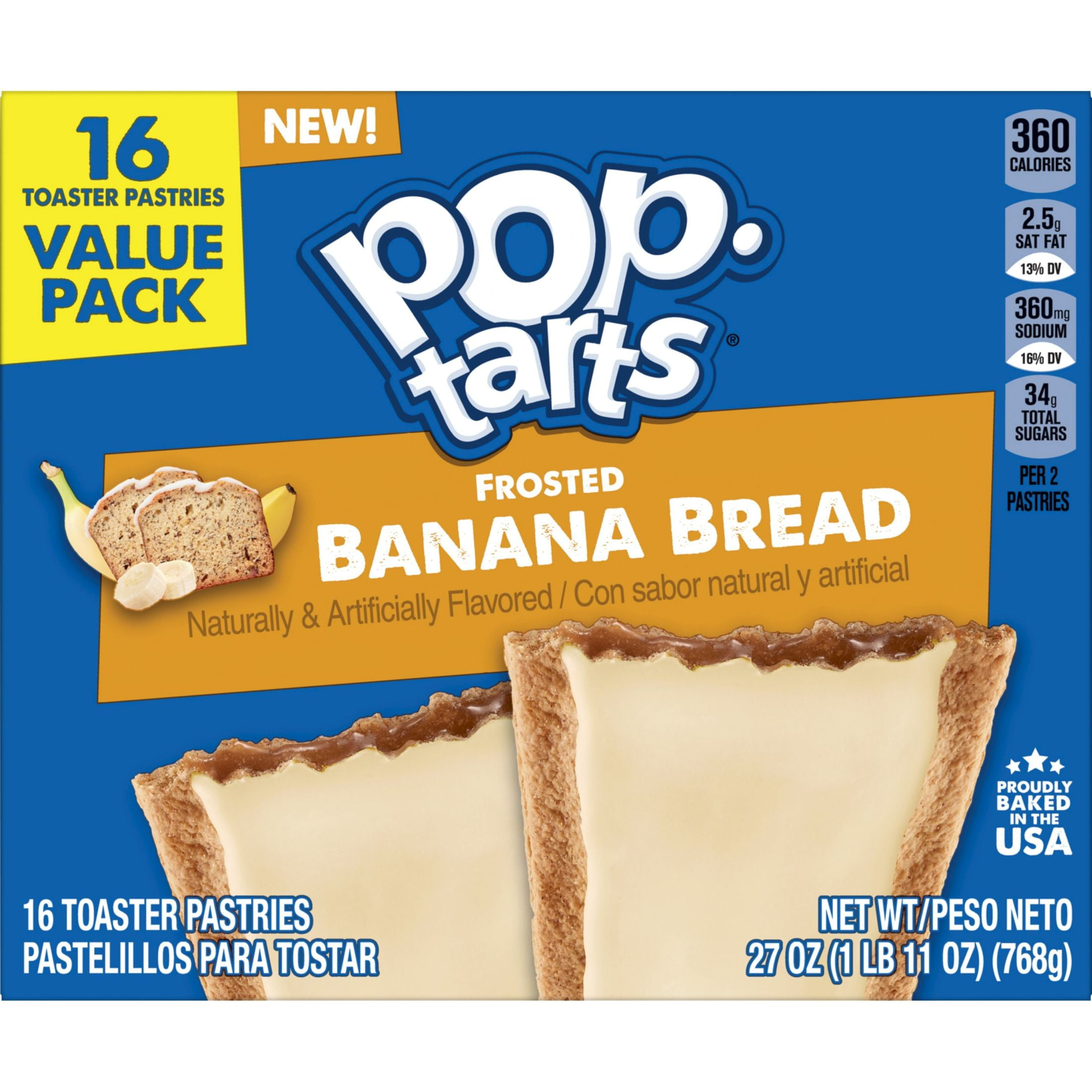 Frosted Banana Bread Pop-Tarts