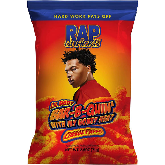 Crunchy Raps Foods Rap Snacks Lil Baby BBQ Honey Heat Cheese Puffs – Exotic Pop