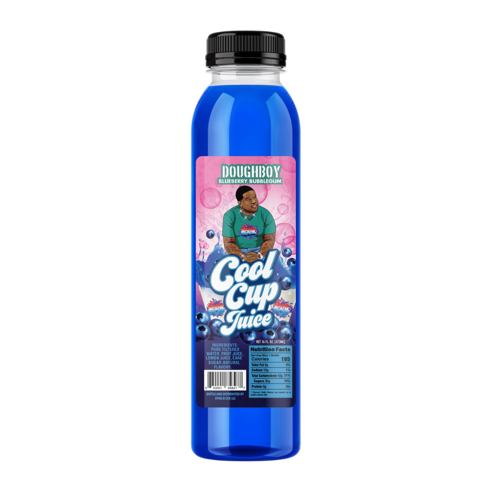 Exotic Pop x Doughboy Blueberry Bubblegum Cool Cup Juice