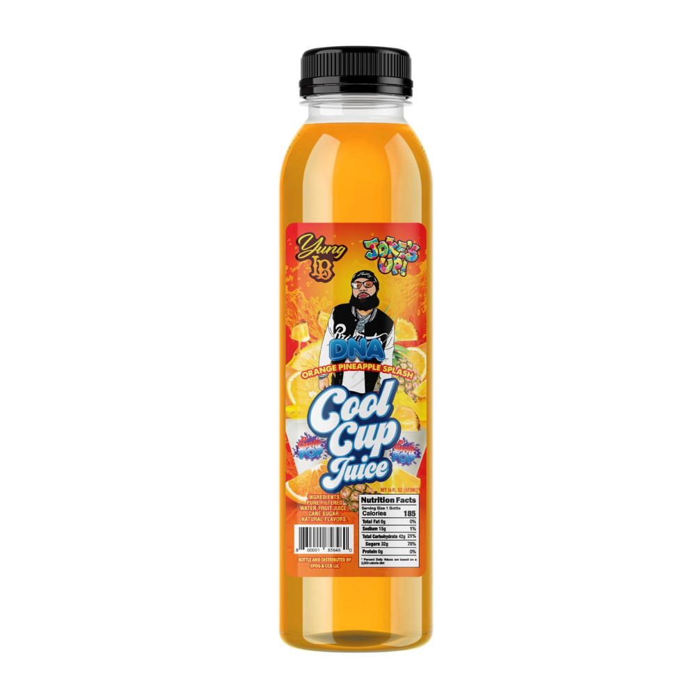 Exotic Pop Yung LB Orange Pineapple Splash Cool Cup Juice