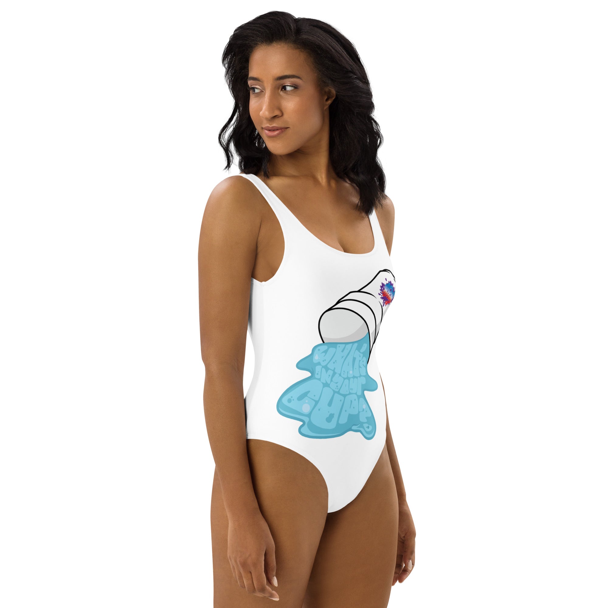 What's In Your Cup? One-Piece Swimsuit