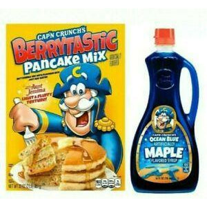 Capn Crunch Berrytastic Pancake Mix & Ocean Blue Maple Syrup-Exotic Pop