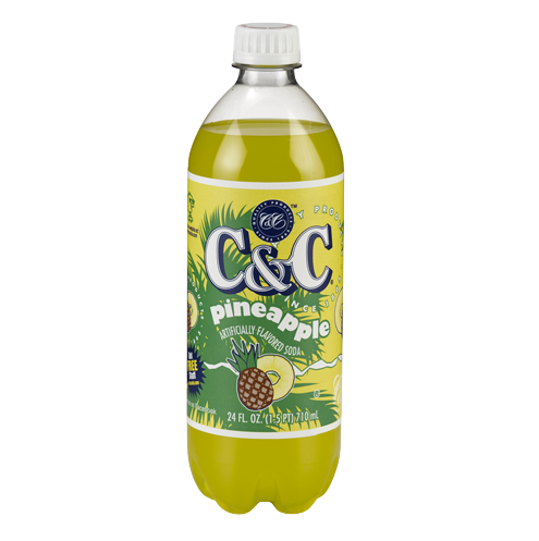C&C Pineapple Soda-Exotic Pop