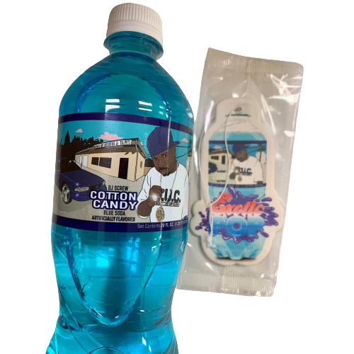 Exotic Pop DJ Screw Cotton Candy Blue Air Freshener Combo Pack-Exotic Pop