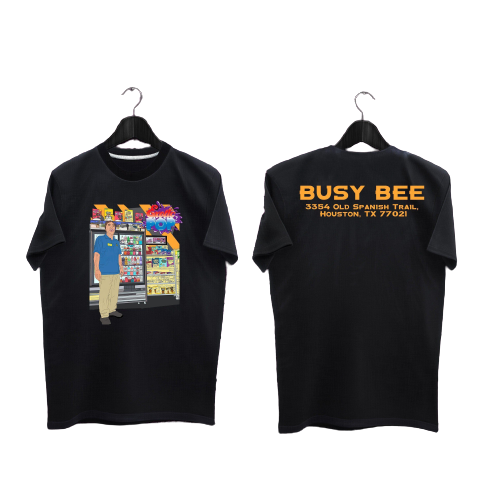 Exotic Pop IMDAD BUSY BEE T-Shirt (Black)-Exotic Pop