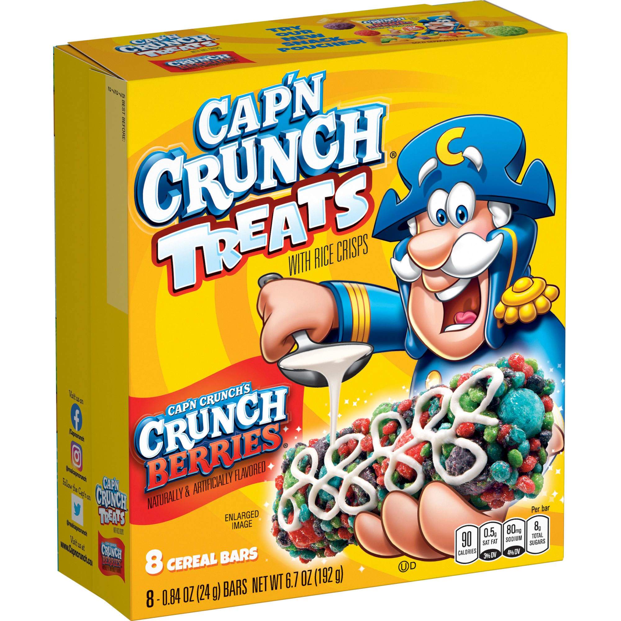 Cap'n Crunch Treats Crunch Berries-Exotic Pop