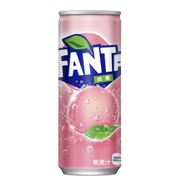 Fanta White Peach (can)-Exotic Pop