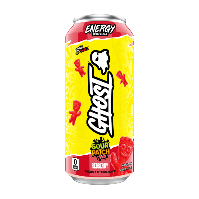 GHOST Energy Drink Sour Patch Kids RedBerry-Exotic Pop