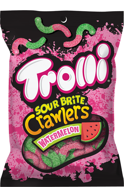 Trolli Sour Brite Crawlers Watermelon-Exotic Pop