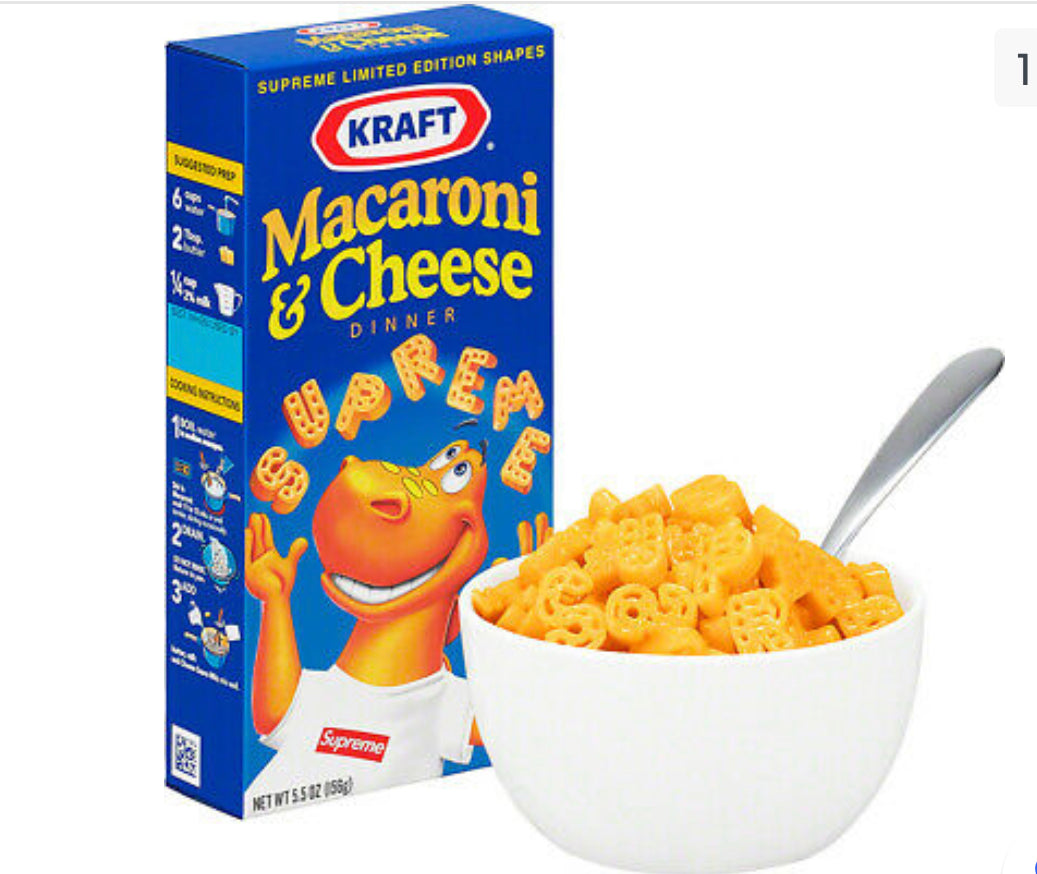 Supreme Kraft Macaroni & Cheese (Limitied Edition)