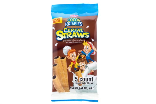 Cereal Straws Froot Loops or Cocoa Krispies