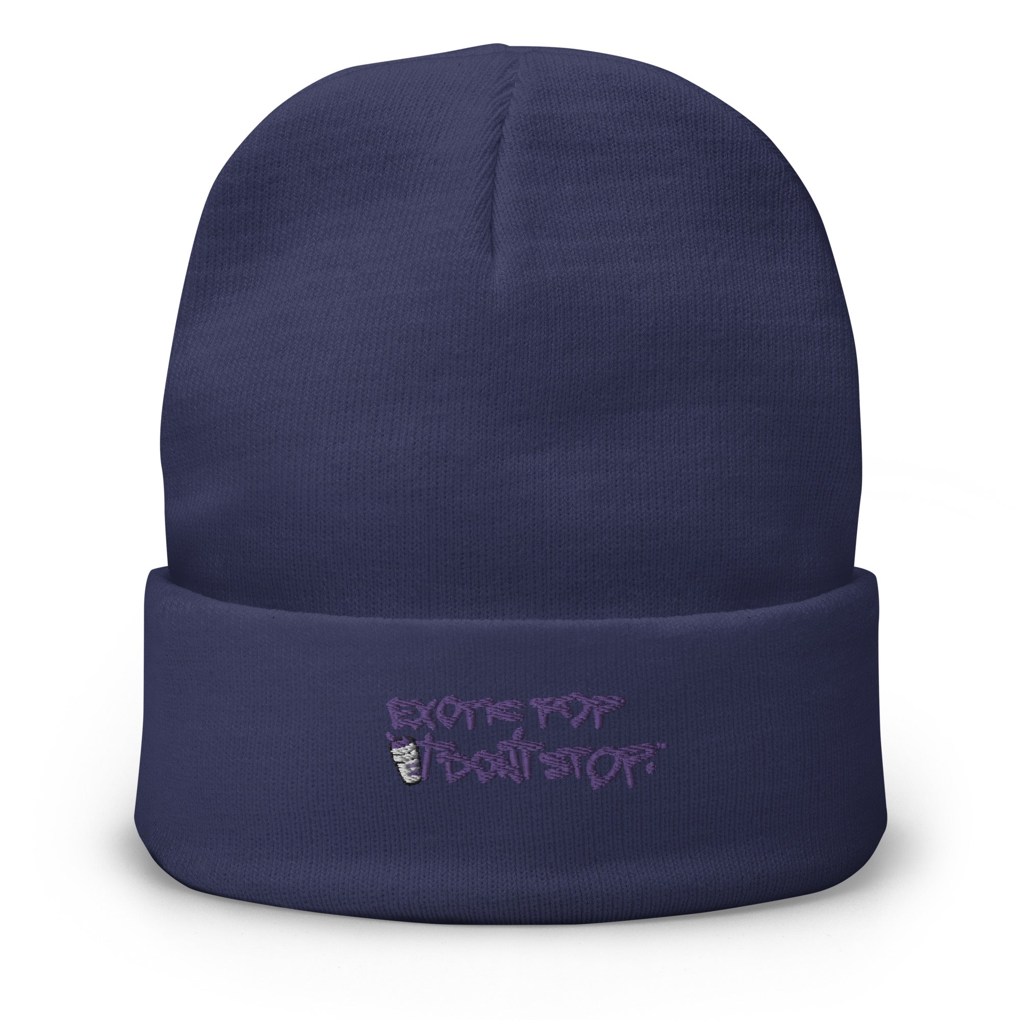 Exotic Pop It Dont Stop Embroidered Beanie