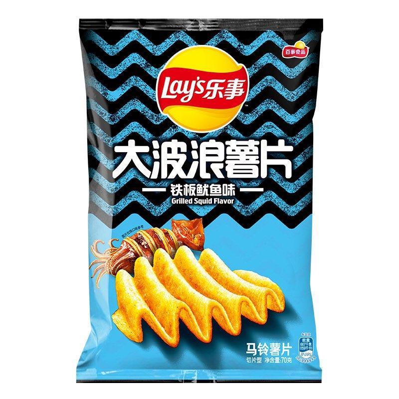 Lay's Grilled Squid (China)-Exotic Pop