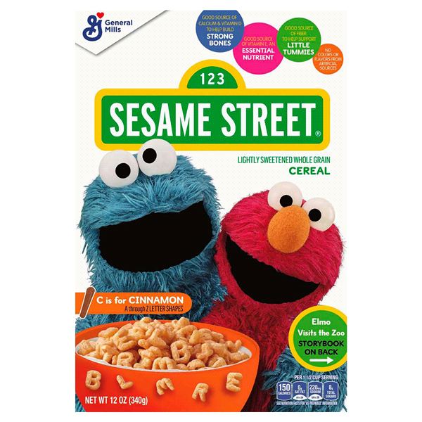 Sesame Street C is for Cinnamon Cereal-Exotic Pop