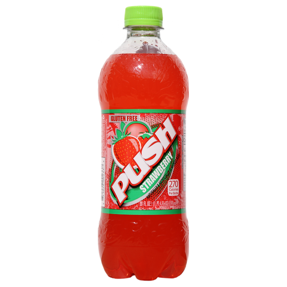 Push Beverages Strawberry Soda