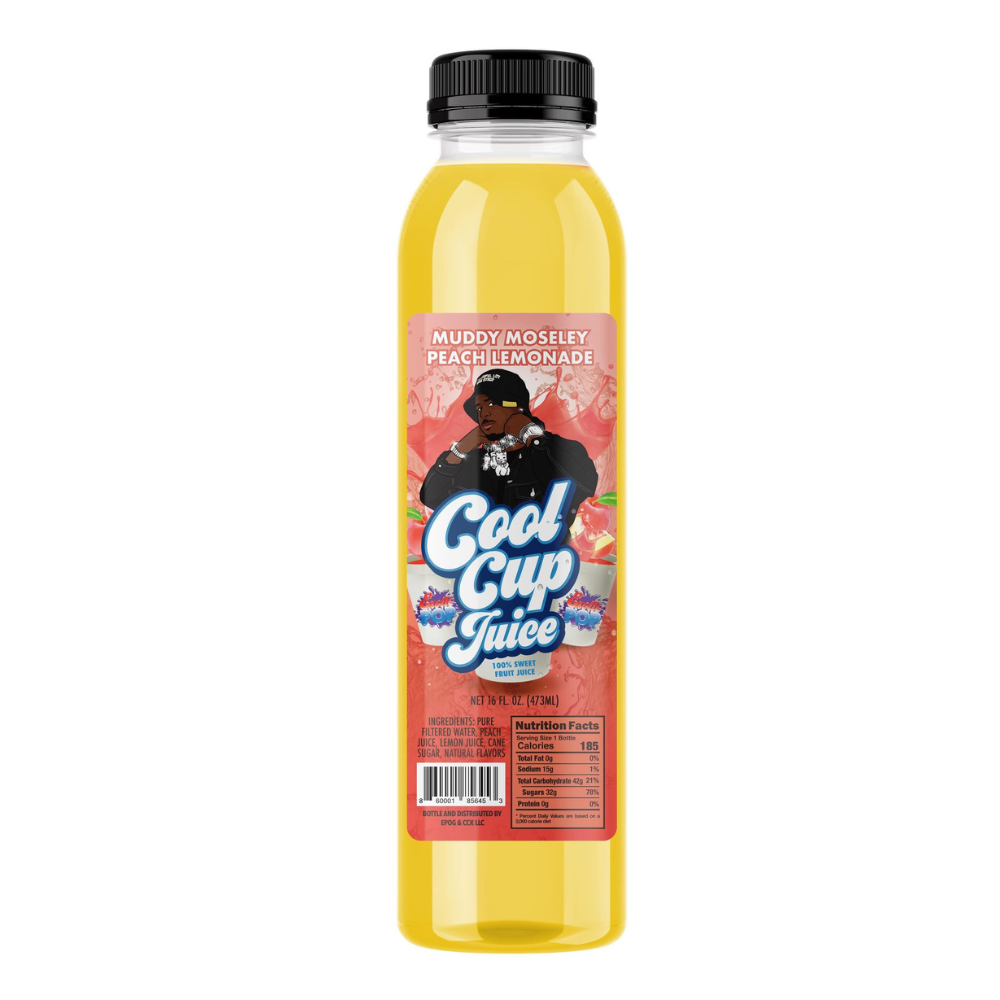 Exotic Pop x Cool Cup Juice Muddy Moseley Peach Lemonade